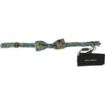 Dolce & Gabbana Mint Green Jazz Club Adjustable Neck Papillon Bow Tie FT1015