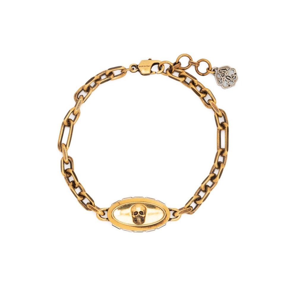 Alexander McQueen skull-detail chain-link bracelet Jewellery