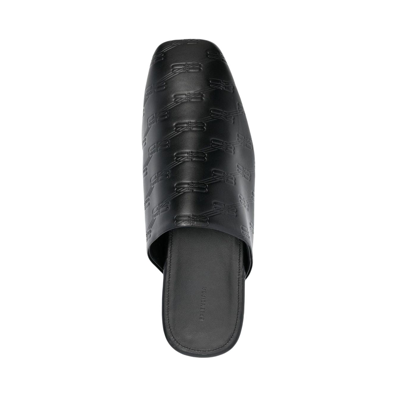 Balenciaga debossed-logo leather mules 743926WB7221000