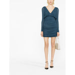 Saint Laurent draped mini dress 729749Y5G983041