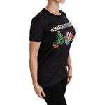 Dolce & Gabbana Black #ImAChristmasTree Crewneck Top T-shirt TSH4444-36