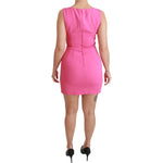 Dolce & Gabbana Pink Stretch Sheath Mini Bodycon Dress DR2458-40