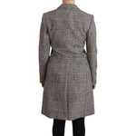 Dolce & Gabbana Multicolor Trench Knee Long Jacket Coat JKT2520-40