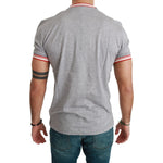 Dolce & Gabbana Chic Gray Cotton T-Shirt with Year of the Pig Motive Dolce & Gabbana Dark Gray