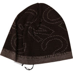 Costume National Beanie Brown Wool Blend Branded Hat HAT20130