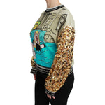 Dolce & Gabbana Year of the Pig Sequined Top Sweater TSH4667-36