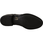 Dolce & Gabbana Black Leather Oxford Wingtip Formal Shoes MV3975-39