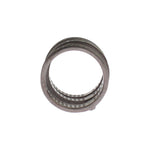 Nialaya Black CZ Rhodium 925 Silver Ring SIG19099- 50