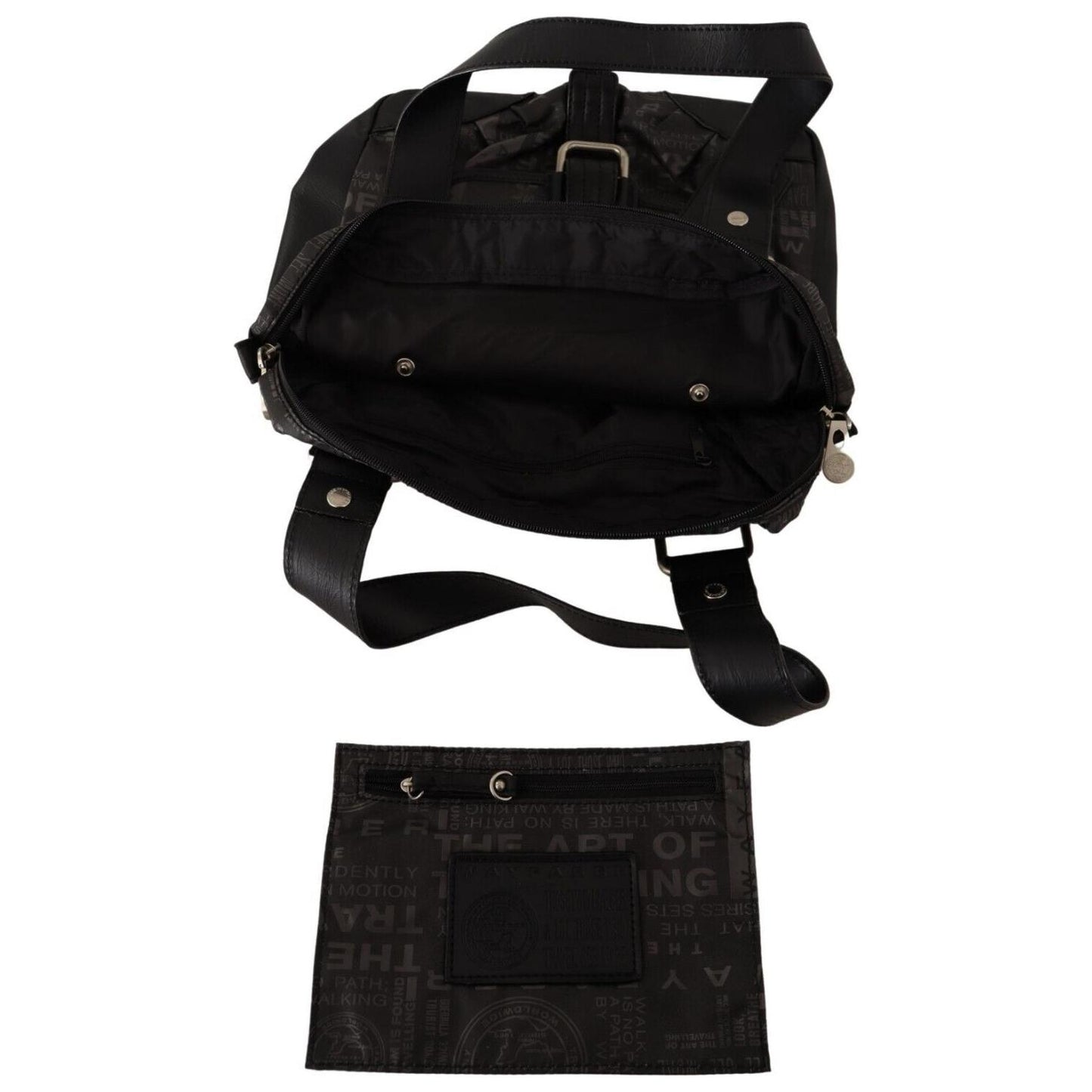 WAYFARER Black Printed Logo Shoulder Handbag Purse Bag VA8774