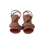 Dolce & Gabbana Elegant Pink Ankle Strap Heels Sandals Dolce & Gabbana Sienna