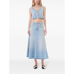 Ganni Flared denim skirt J1474091