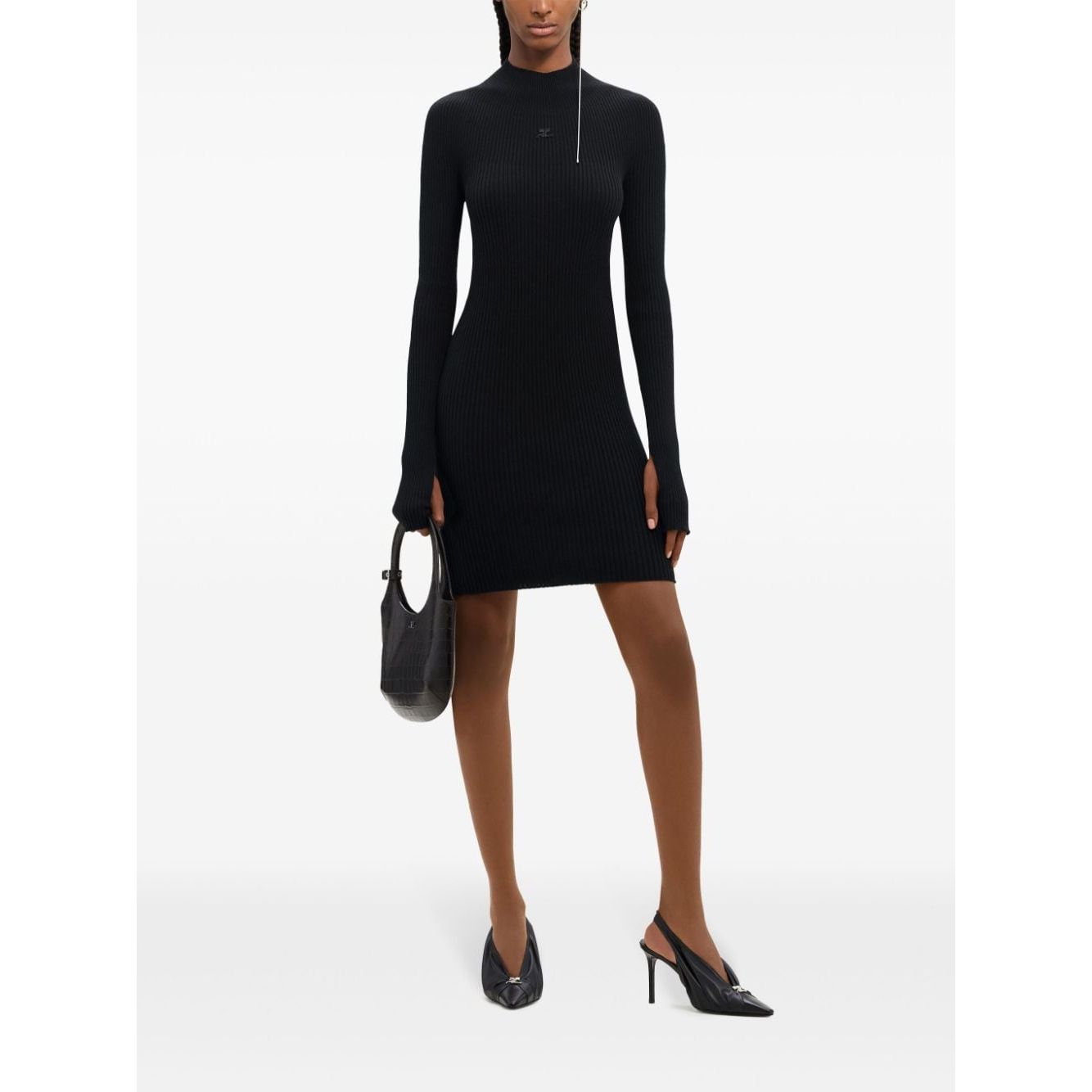 COURREGES PRE Dresses Black 324MRO466FI00499999