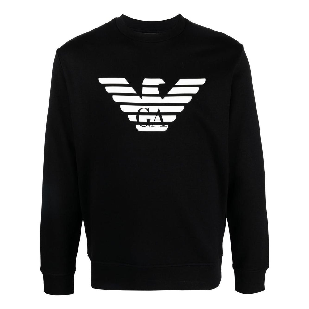 Emporio Armani Modal-blend sweatshirt with logo print 8N1MR61JRIZF008-P25