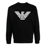 Emporio Armani Modal-blend sweatshirt with logo print 8N1MR61JRIZF008-P25