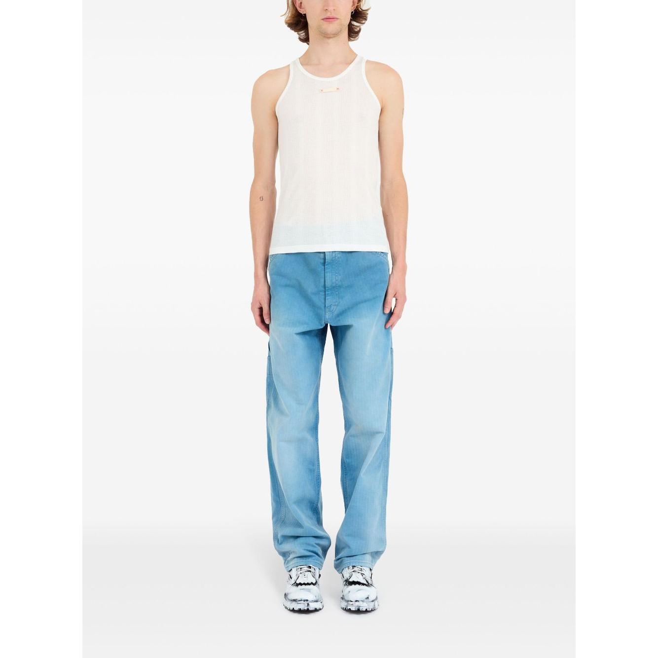 Maison Margiela Fancy ribbed tank top S50NL0049M20060101-P25