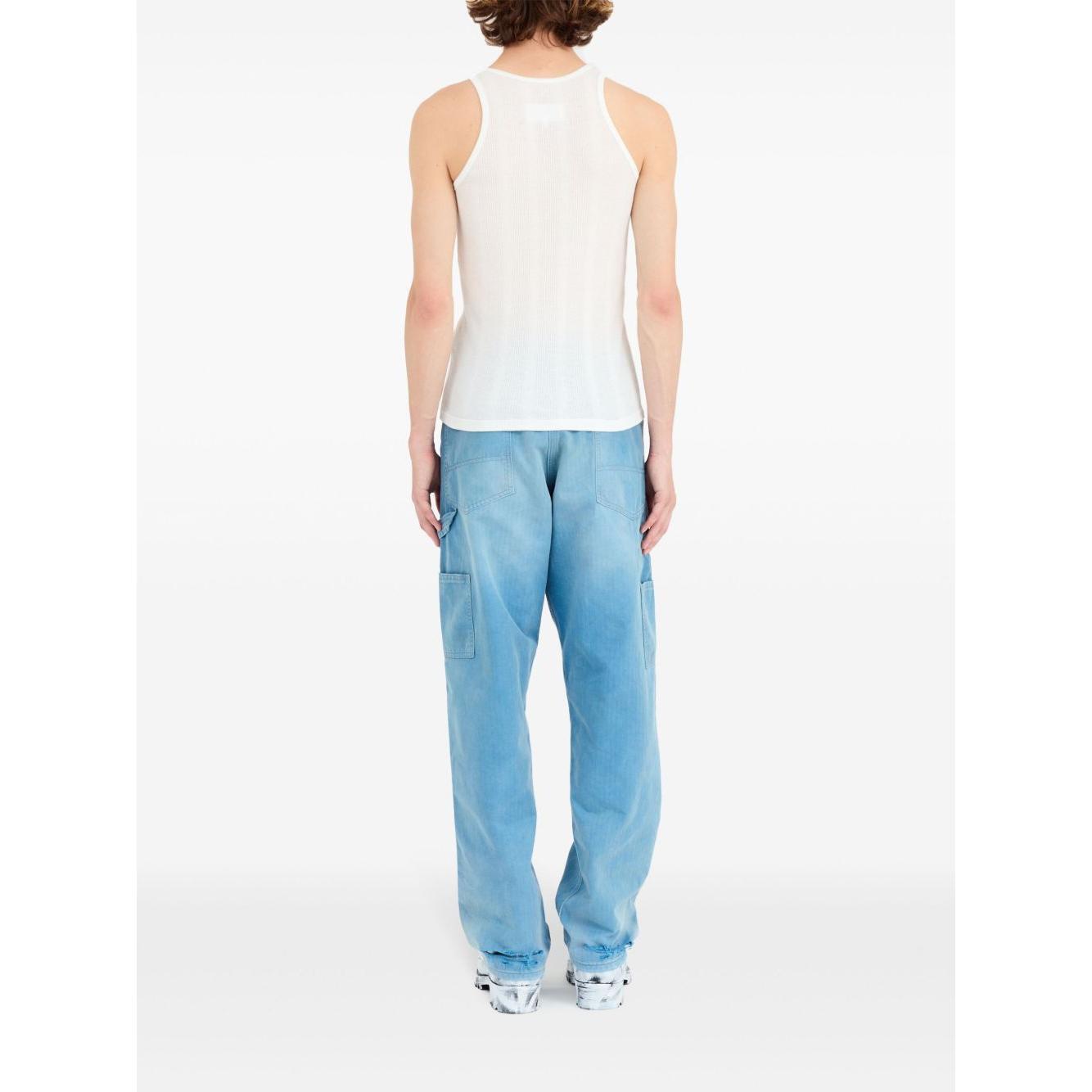 Maison Margiela Fancy ribbed tank top S50NL0049M20060101-P25