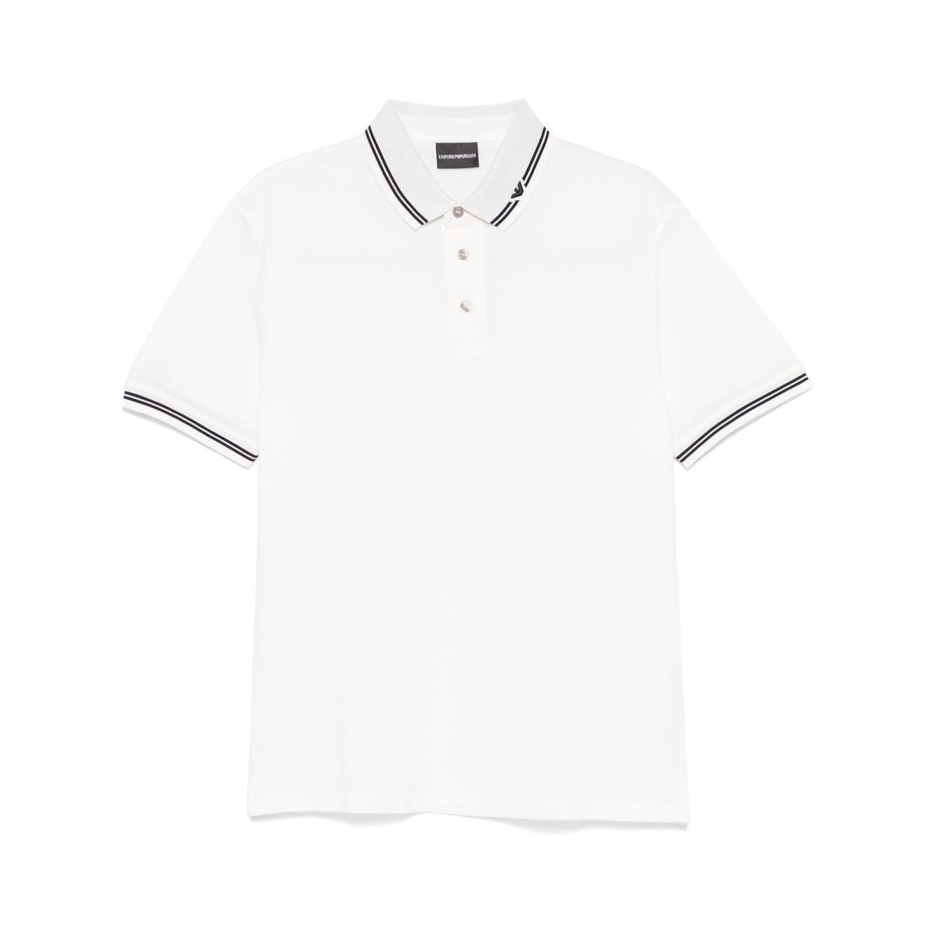 Emporio Armani Piqué polo shirt with piped collar EM000852AF12955F0068-P25