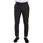 Dolce & Gabbana Elegant Black Wool Martini Suit Dolce & Gabbana Black