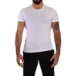 Dolce & Gabbana White Round Neck Cotton Stretch T-shirt Underwear TSH5129-IT3#2