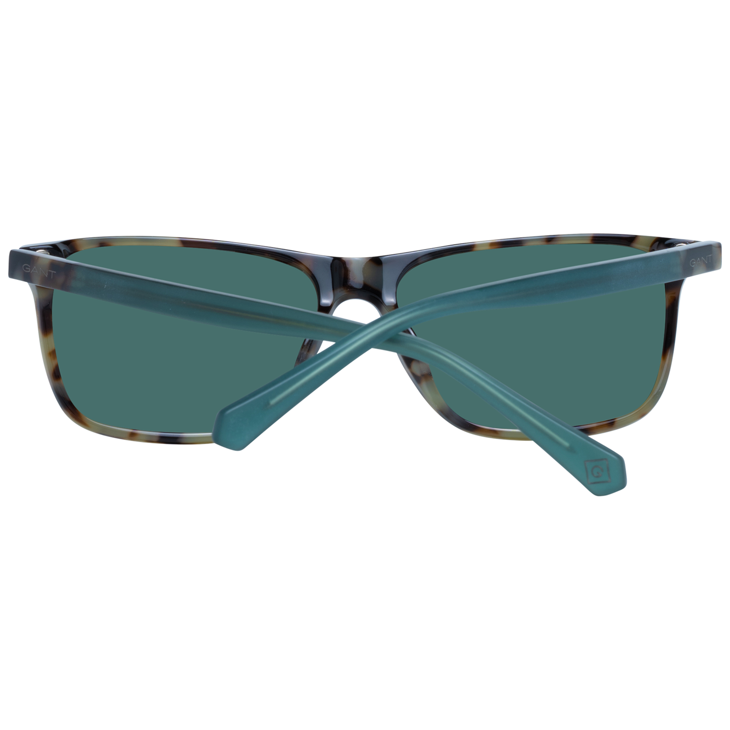 Gant Brown Unisex Sunglasses with green lenses and brown plastic full-rim frame, square style, offers 100% UVA & UVB protection.