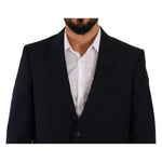 Domenico Tagliente Elegant Black Two-Piece Suit Ensemble Domenico Tagliente Black