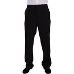 Domenico Tagliente Elegant Two-Piece Black Suit Ensemble Domenico Tagliente Black