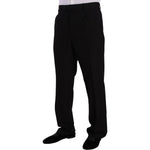 Domenico Tagliente Elegant Two-Piece Black Suit Ensemble Domenico Tagliente Black