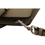 Karl Lagerfeld Enchanting Sage Green Leather Tote 8720092570404