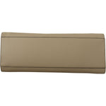 Karl Lagerfeld Enchanting Sage Green Leather Tote 8720092570404