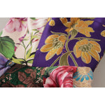 Dolce & Gabbana Dress Midi Patchwork Floral Jaquard Silk DR28704- 36