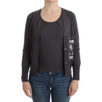 John Galliano Purple Wool Sequined Cardigan Knit Sweater SIG11968- S