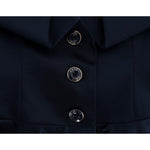 Exte Blue Three Button Single Breasted Blazer Jacket SIG30860-1