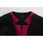 Exte Black Pink Stretch Blazer Jacket SIG32484-1