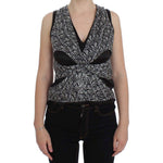 Karl Lagerfeld Elegant Silk Blouse with Logo Detailing Karl Lagerfeld Rosy Brown