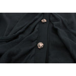 PINK MEMORIES Green Button Down Cardigan Sweater SIG32533-1
