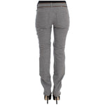 Ermanno Scervino Chic Gray Casual Cotton Pants Ermanno Scervino Dim Gray
