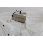 Ermanno Scervino White Nylon Padded Slim Fit Cargo Pants SIG30406-1