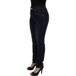 Dolce & Gabbana Blue Cotton High Waist Skinny Denim Jeans PAN73106- 44