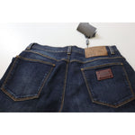 Dolce & Gabbana Blue Cotton High Waist Skinny Denim Jeans PAN73106- 44