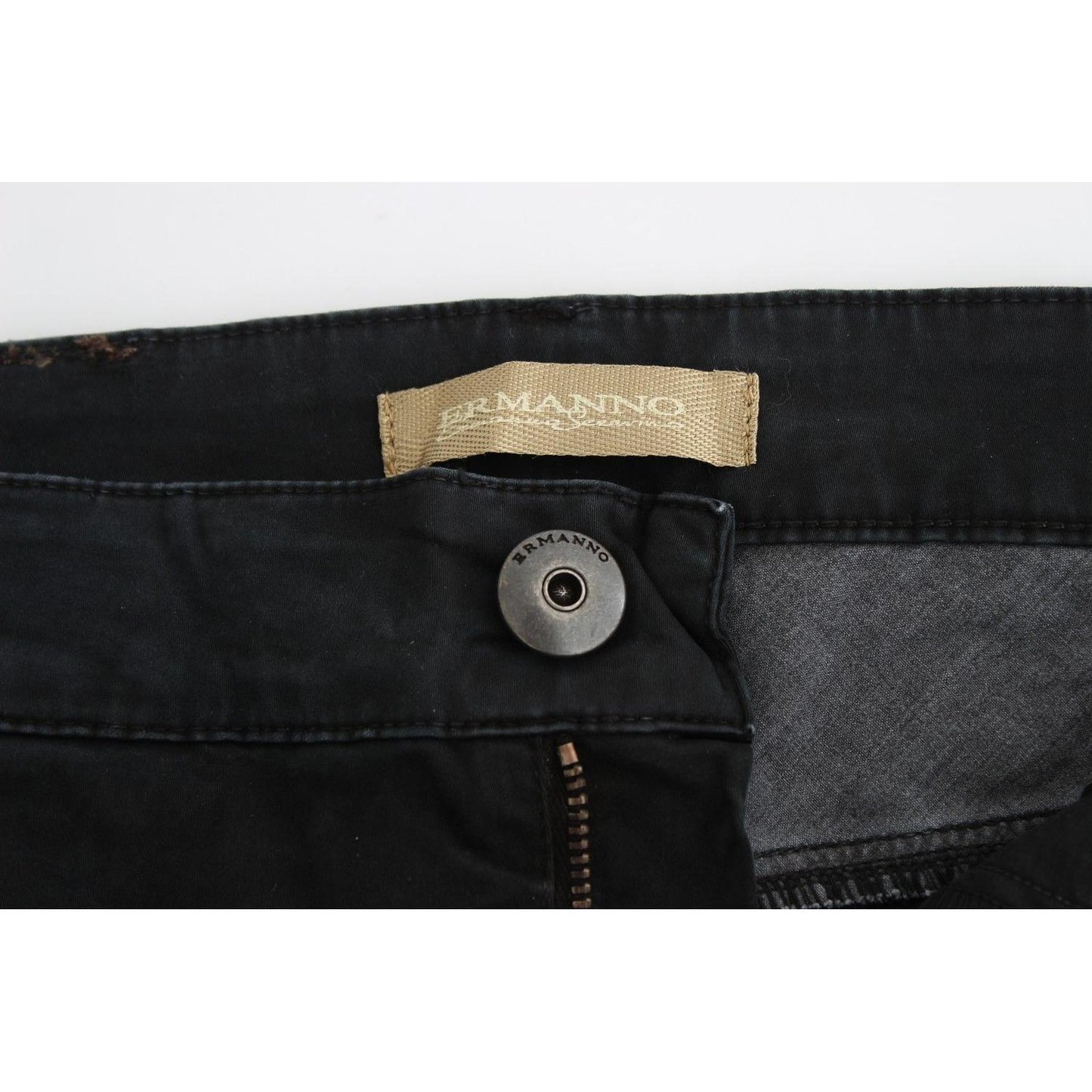 Ermanno Scervino Blue Slim Jeans Denim Pants Skinny Leg Straight SIG12461-3