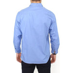 Ermanno Scervino Dapper Blue Cotton Dress Shirt for Men Ermanno Scervino Light Steel Blue