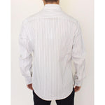 Ermanno Scervino Elegant Striped Cotton Casual Shirt Ermanno Scervino Light Gray