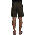 Dolce & Gabbana Elegant Green Cotton Chino Shorts Shorts Dolce & Gabbana Black