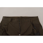 Dolce & Gabbana Elegant Green Cotton Chino Shorts Shorts Dolce & Gabbana Dark Slate Gray