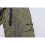Dolce & Gabbana Elegant Green Cotton Blend Pants Dolce & Gabbana Dim Gray