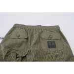 Dolce & Gabbana Elegant Green Cotton Blend Pants Dolce & Gabbana Dim Gray