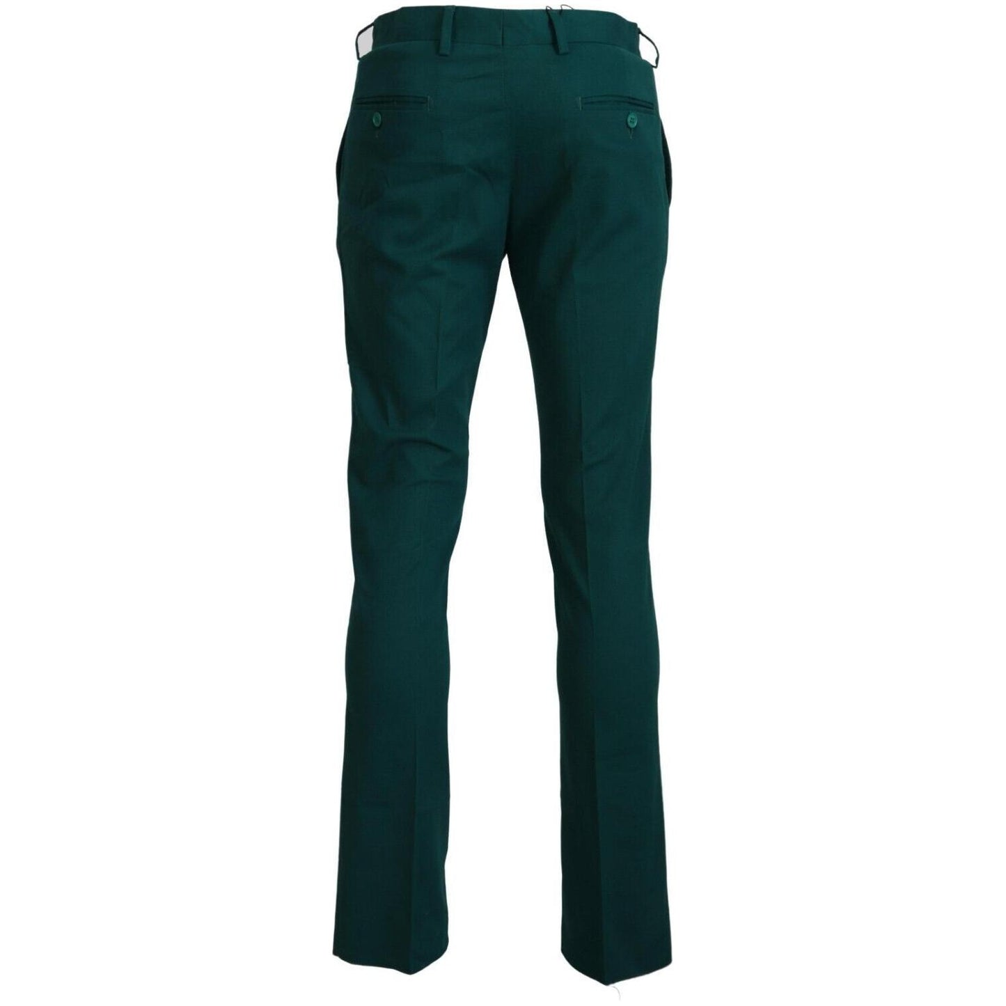 BENCIVENGA Green Straight Fit Men Formal Trousers Pants PAN71616 - 46