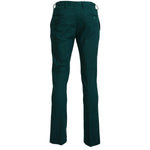 BENCIVENGA Green Straight Fit Men Formal Trousers Pants PAN71616 - 46