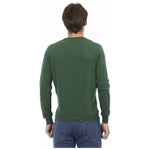 Baldinini Trend Green Cotton Men Sweater BA-22905-XXL
