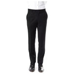 Uominitaliani Gray Wool Men's Pants Uominitaliani Black